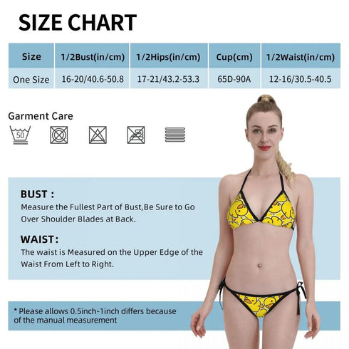 Yellow Ducky Bikini Set